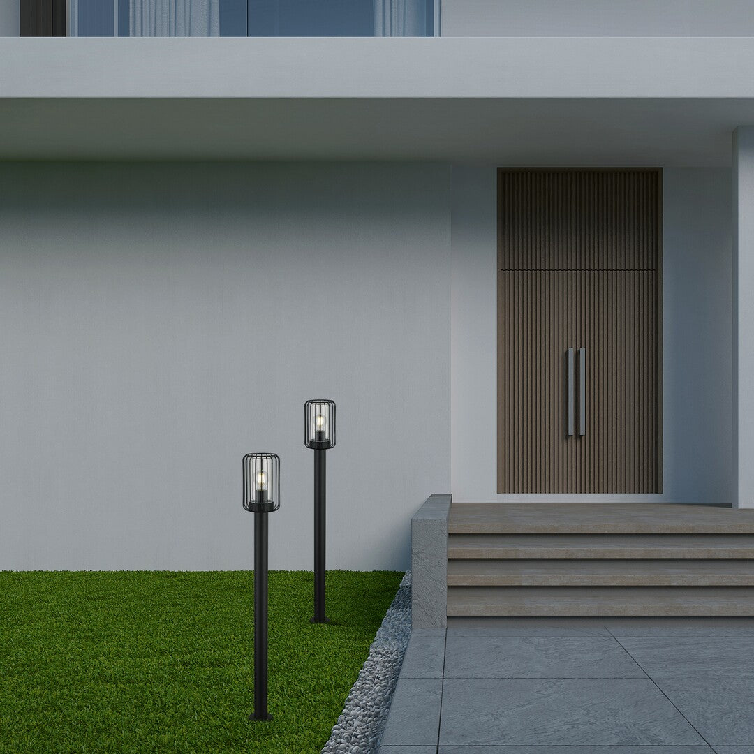 stalp exterior Tarpa E27 1x MAX 40, negru