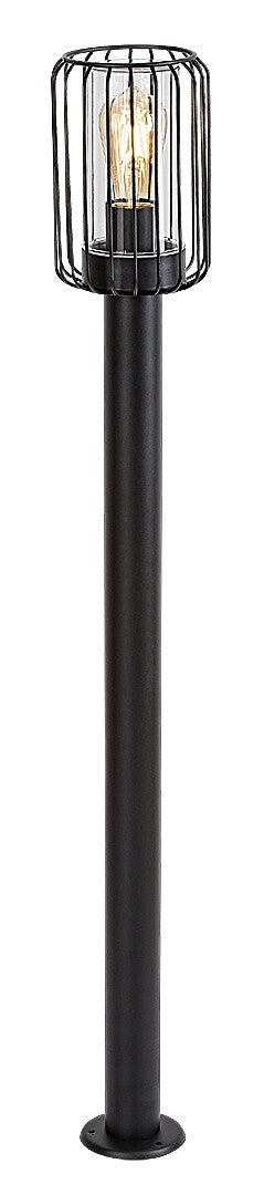 stalp exterior Tarpa E27 1x MAX 40, negru