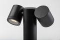 stalp exterior Enol GU10 2x MAX 35, negru