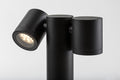 stalp exterior Enol GU10 2x MAX 35, negru
