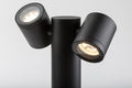 stalp exterior Enol GU10 2x MAX 35, negru