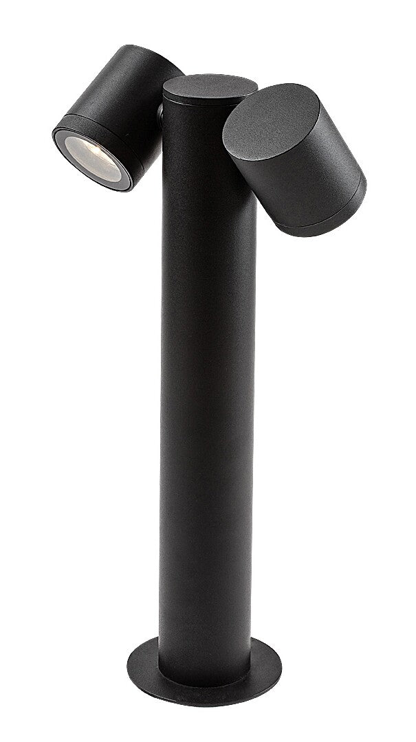stalp exterior Enol GU10 2x MAX 35, negru