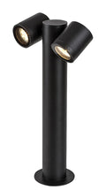 stalp exterior Enol GU10 2x MAX 35, negru