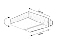 Aplica Laxa LED 14, negru