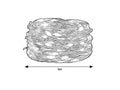 plafoniera LED Biri LED 2,8, transparent