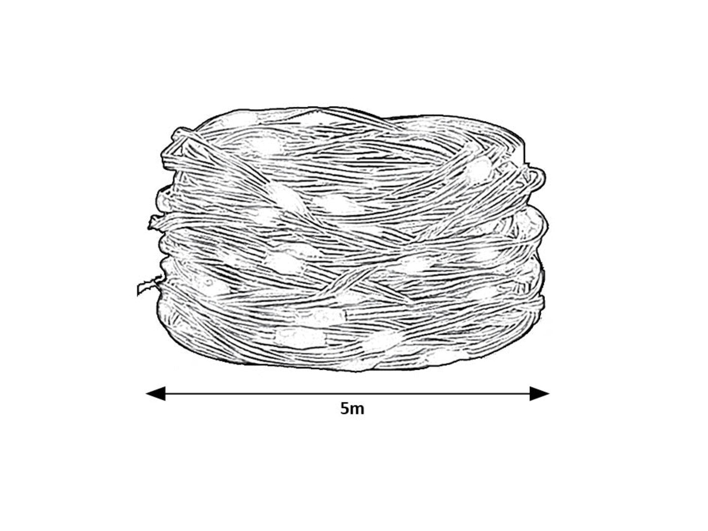 plafoniera LED Biri LED 2,8, transparent
