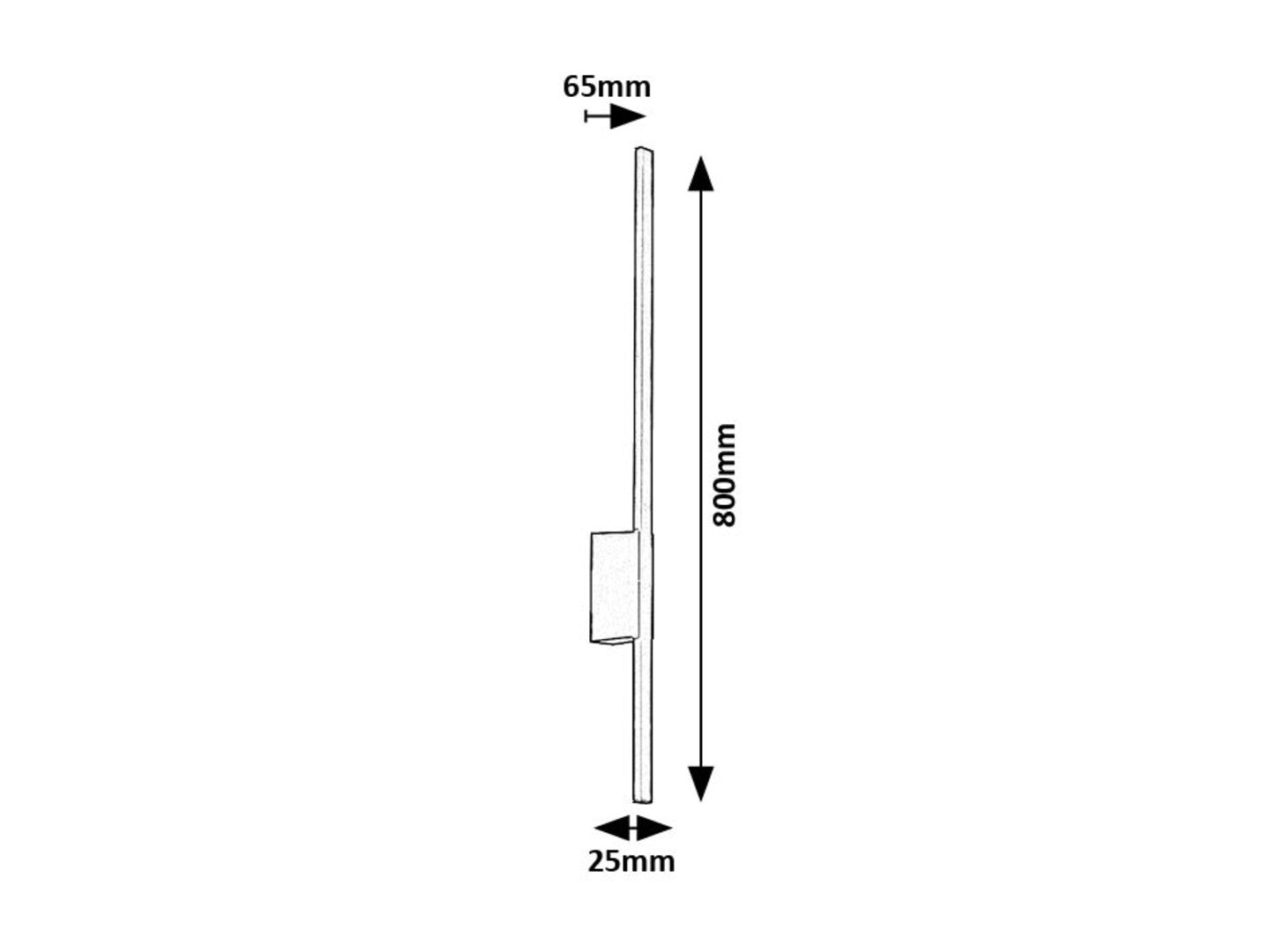 Aplica Kelebia LED 12, negru