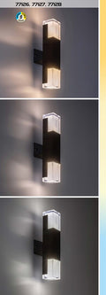 stalp exterior Darvas LED 7, negru