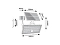 lampa solara Zavod LED 8, negru