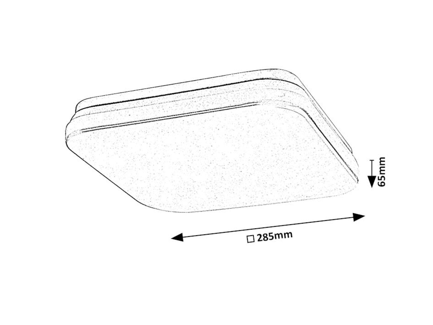 plafoniera LED Lowar LED 18, alb