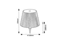 lampa exterior Burdur LED 2, negru