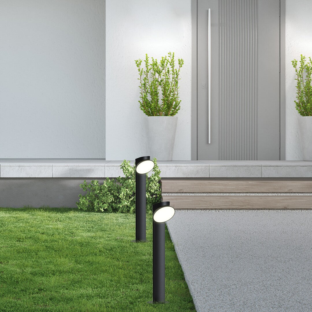 stalp exterior Wengen LED 12, negru