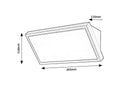 Aplica Rapla2 LED 18, negru
