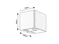 Aplica Hallstatt LED 10, gri