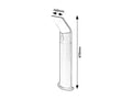 stalp exterior Tolna LED 10, negru