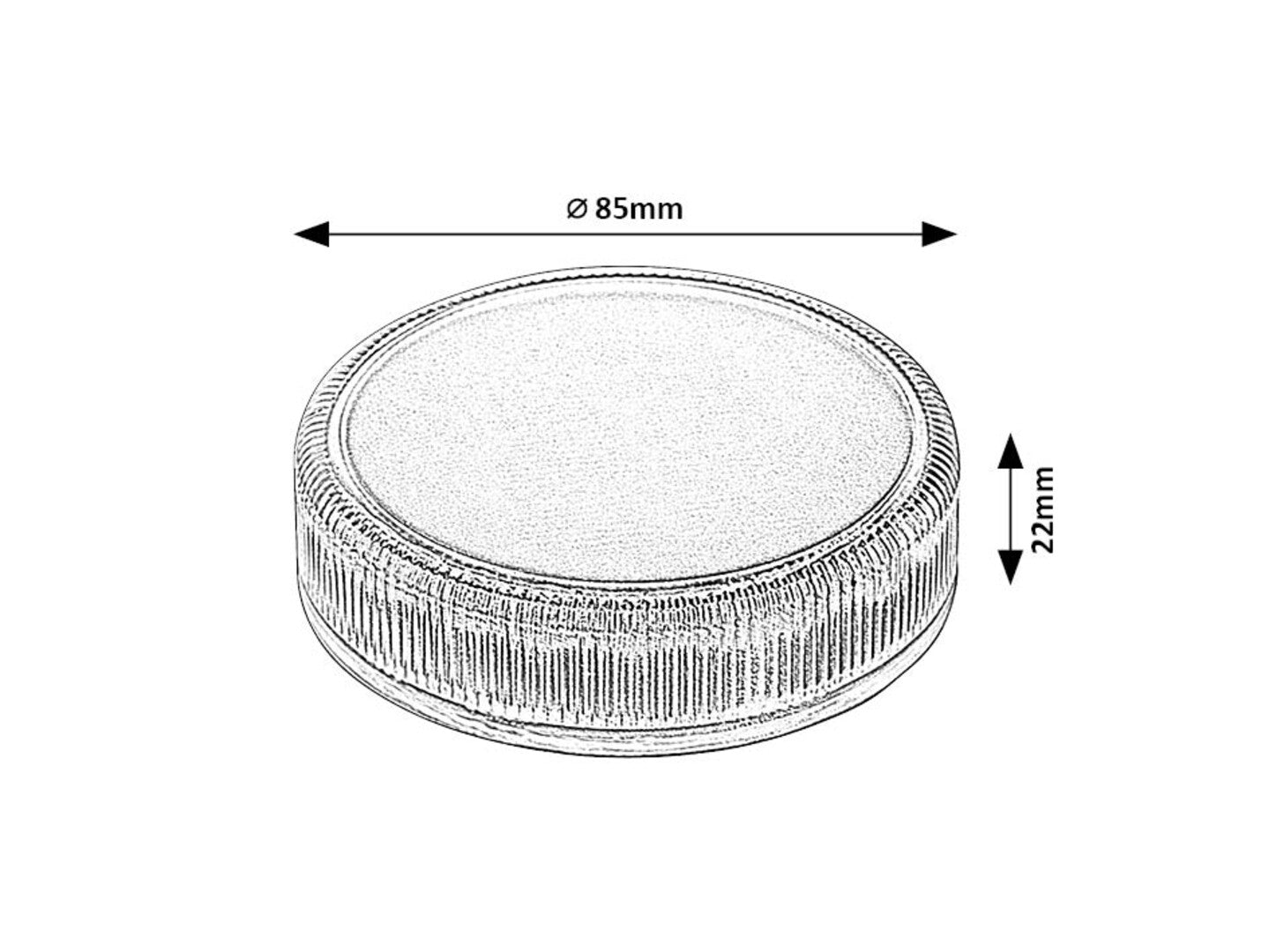 lampa solara Trillo LED 0,3, transparent