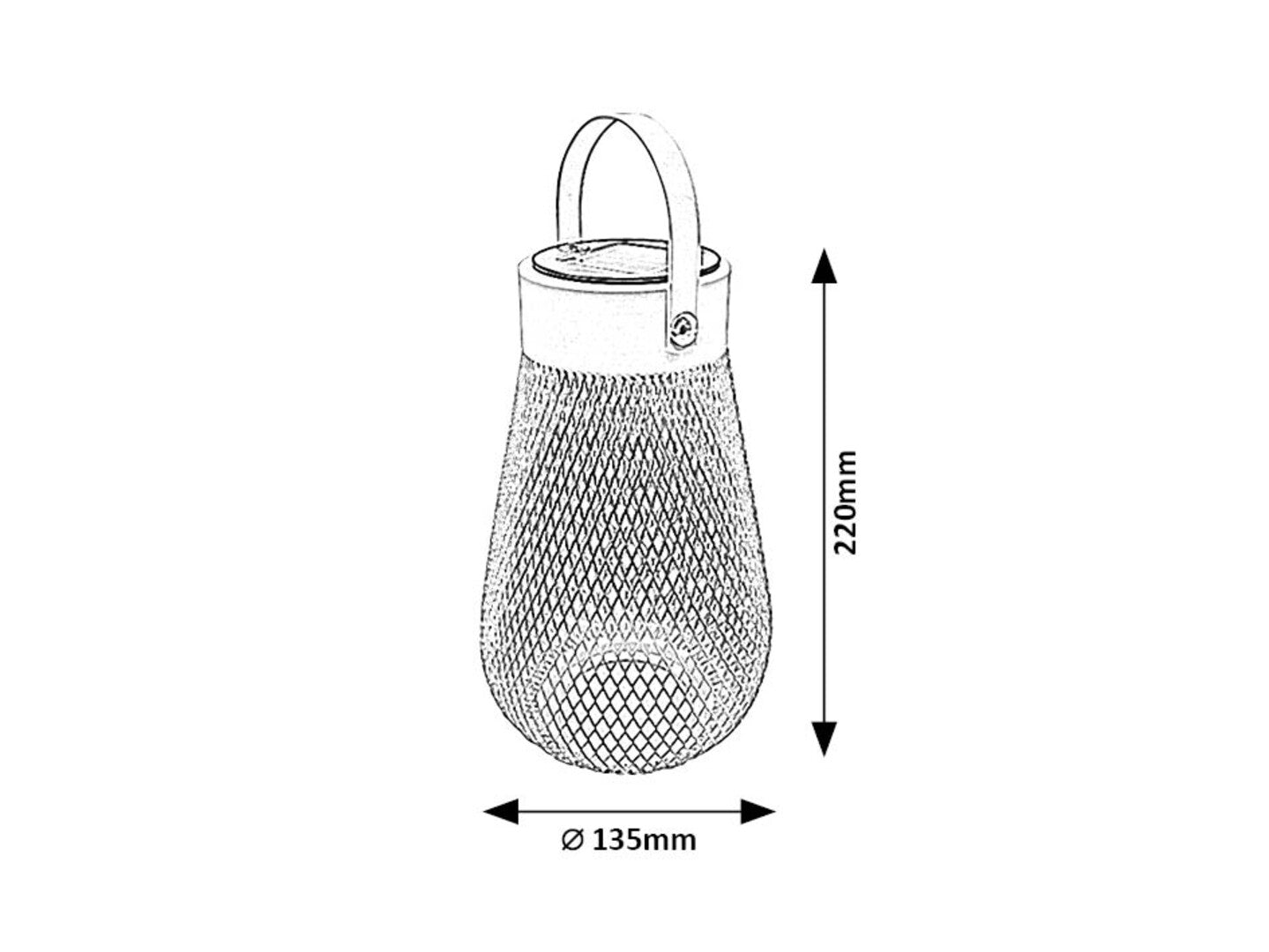 lampa exterior Tapolca LED 0,16, alb