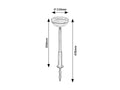 lampa exterior Monor LED 0,1, negru