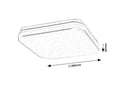 plafoniera LED Lowar LED 18, alb