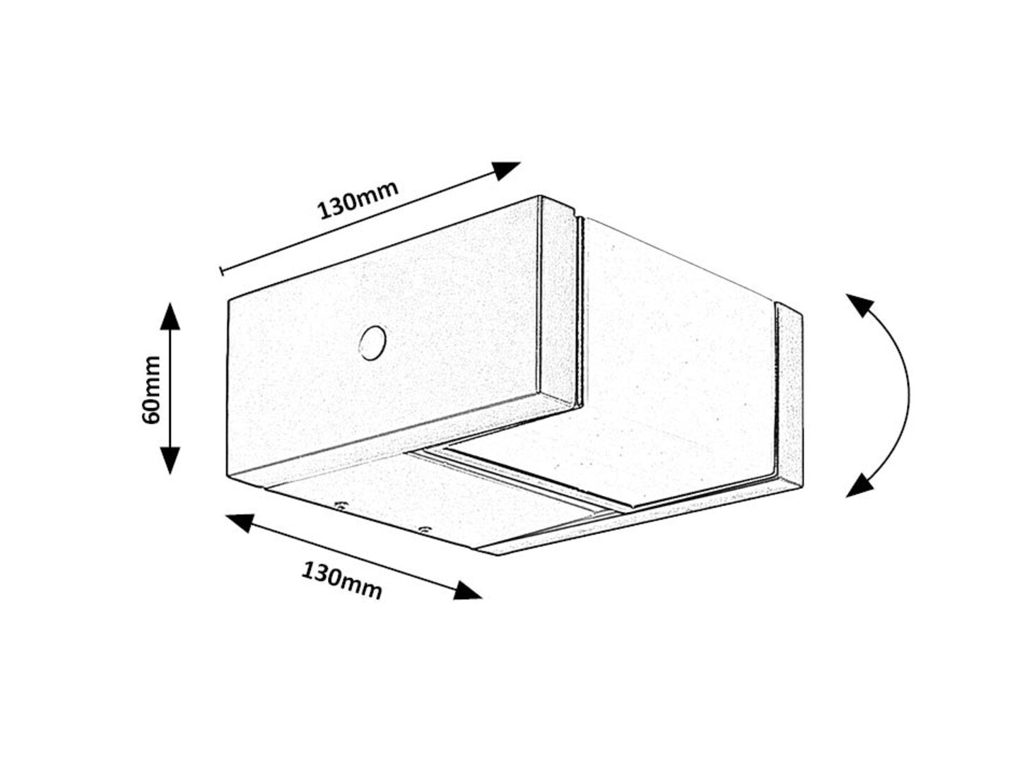 Aplica Cubbington LED 10, negru
