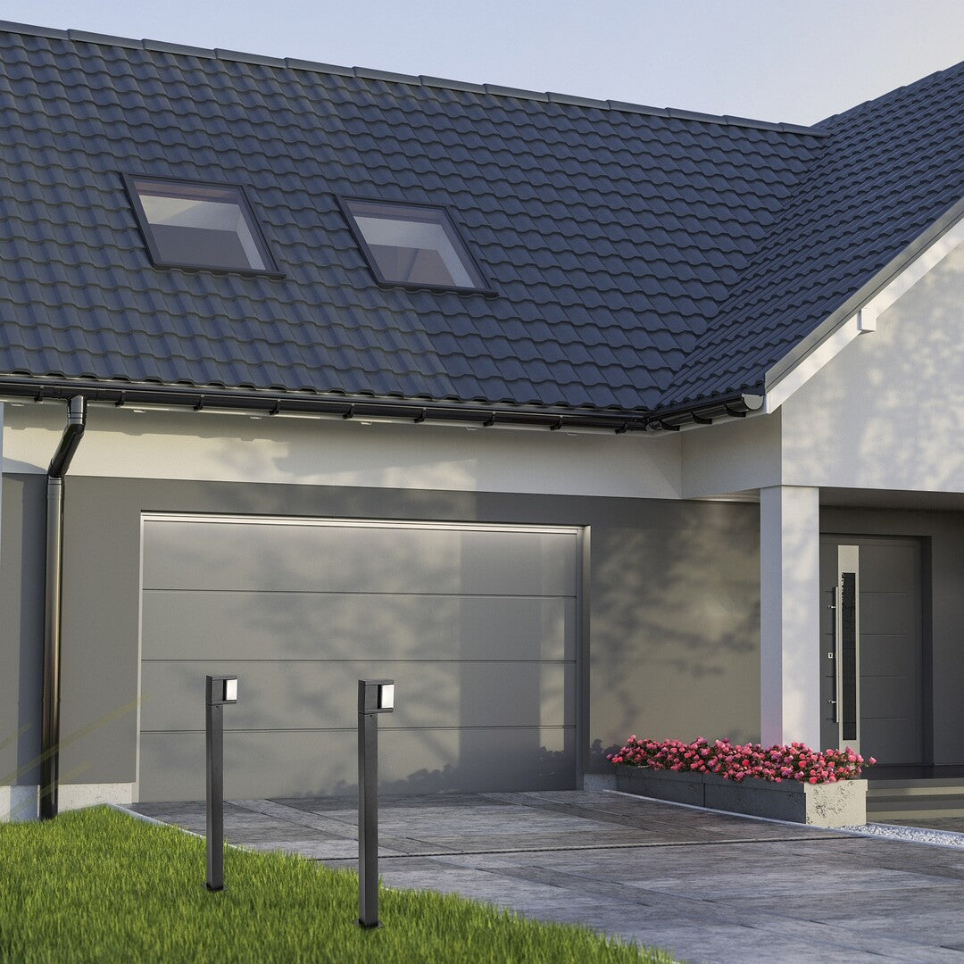 stalp exterior Cubbington LED 10, negru