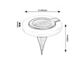 lampa exterior Bokod LED 0,05, negru
