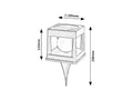 lampa exterior Holne LED 0,3, negru
