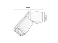 Aplica Gordes GU10 1x MAX 15, negru mat