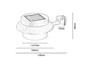 lampa solara Montoro LED 0,06, alb
