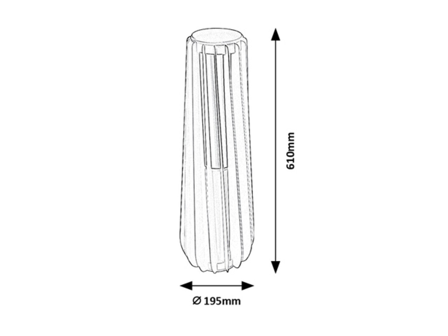 stalp exterior Tamarite LED 12, antracit
