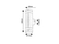 Aplica Urfa Line LED 16, maro