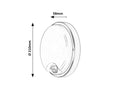 aplice exterior/ plafoniera de exterior Lonato LED 18, alb