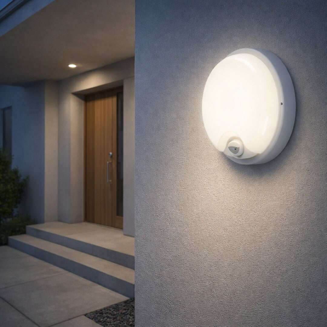 aplice exterior/ plafoniera de exterior Lonato LED 18, alb