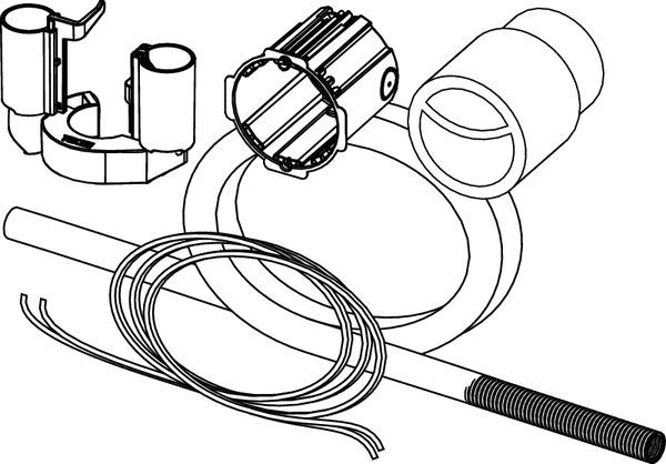Tece Flushpoint set de montare 9240976