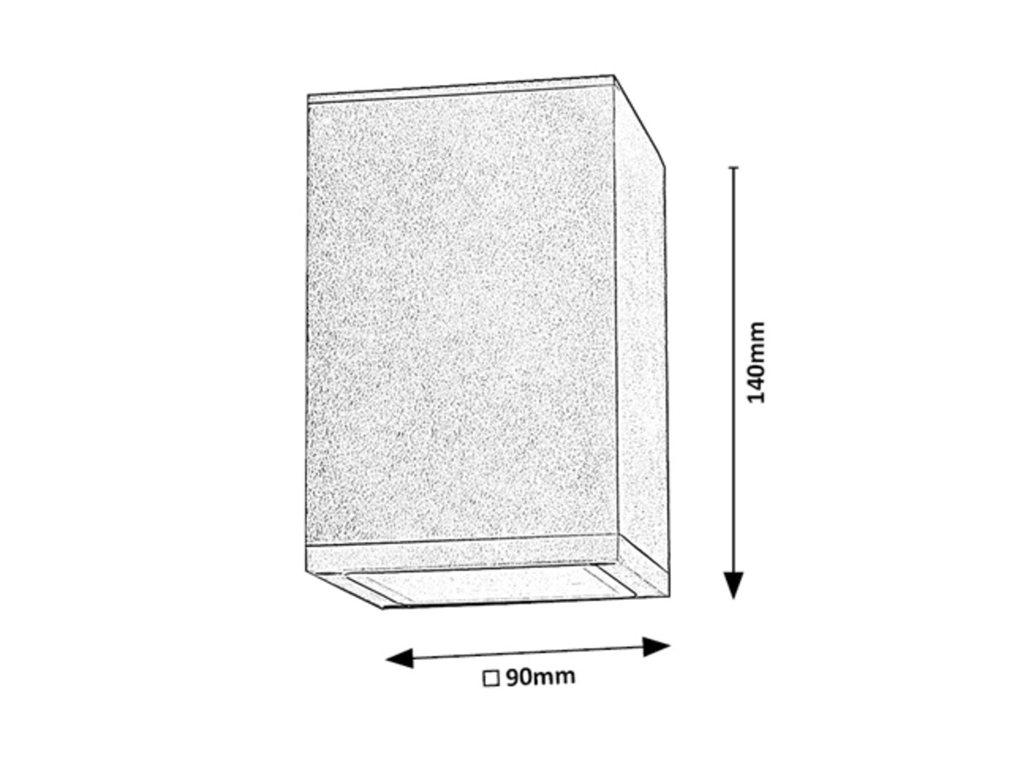 plafoniera Zombor GU10 1x MAX 35, antracit