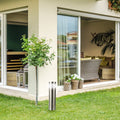 stalp exterior Lisbon LED 7, oţel inoxidabil