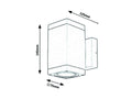 Aplica Buffalo GU10 2x MAX 35, antracit