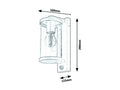 Aplica exterior Cu Senzor Silistra Rabalux 7892 E27 1x60w Antracit - imagine 4