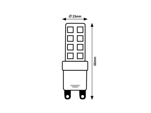 Bec LED Smd 1xG9/7W/230V Rabalux