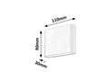 Aplica Nesna LED 2x 3, antracit