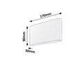 Aplica Nesna LED 2X 6, antracit