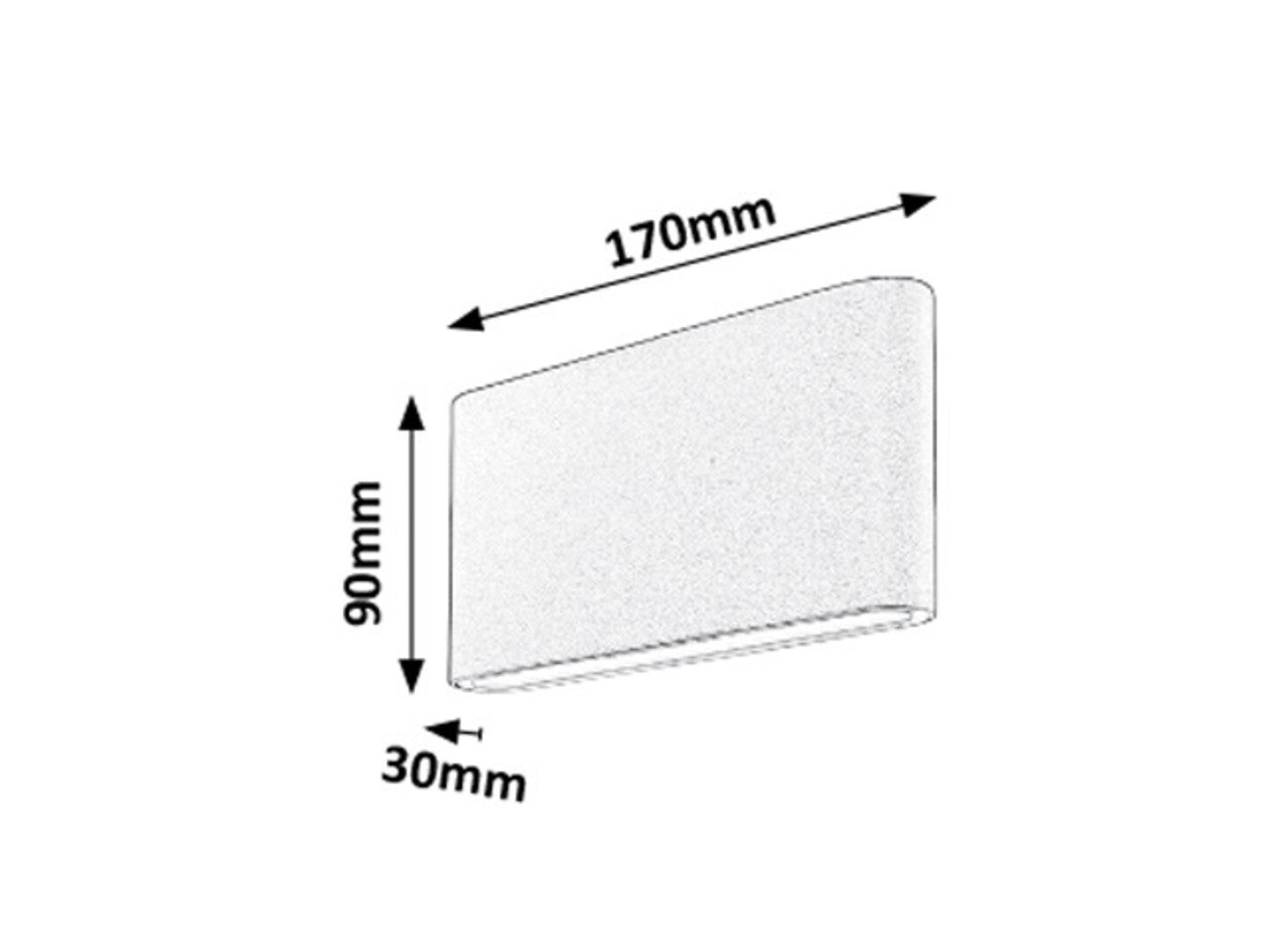 Aplica Nesna LED 2X 6, antracit