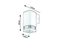 Aplica Sintra GU10 1X MAX 25, negru mat