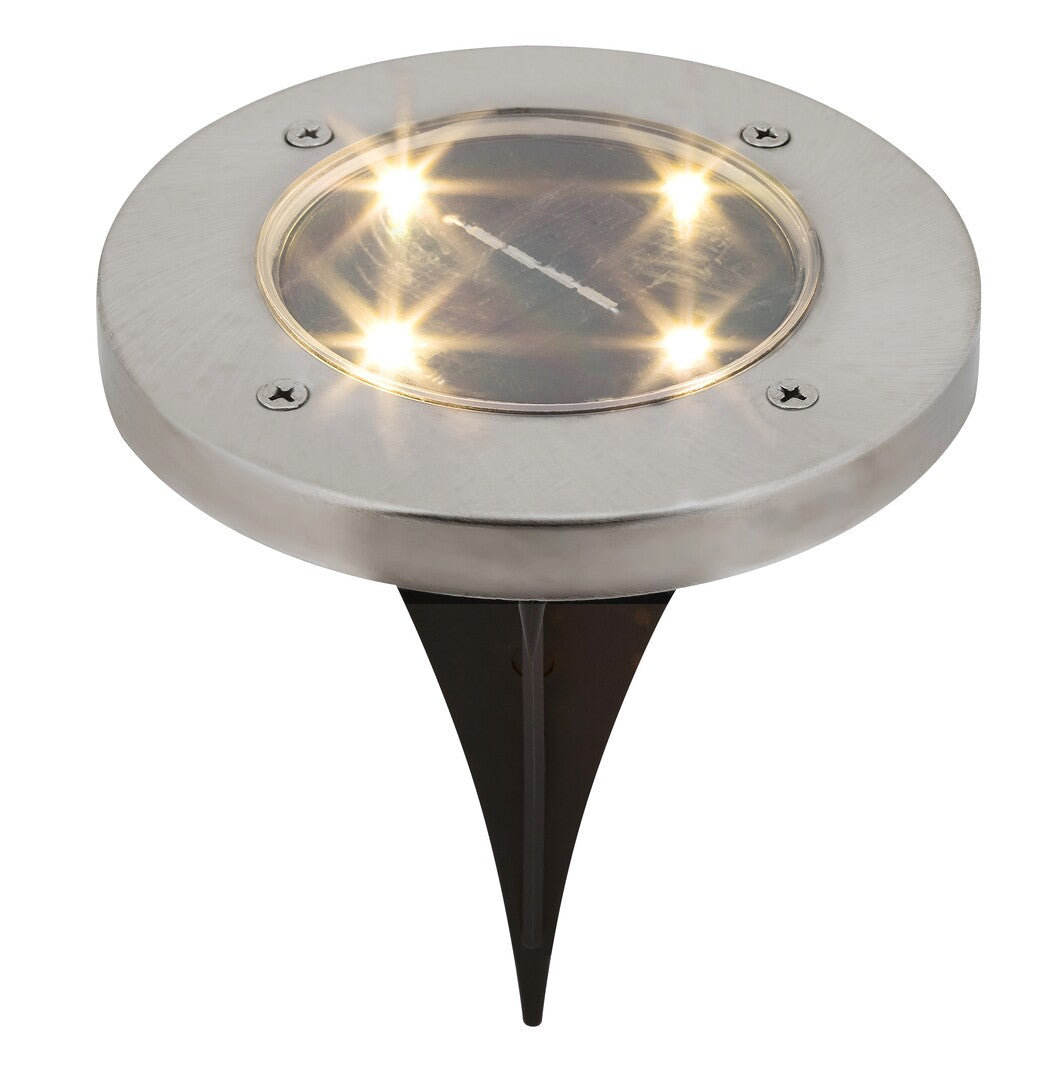 Rabalux - Lampă solară LED de exterior cu senzor LED/0,24W/1xAA 400 mAh negru IP44