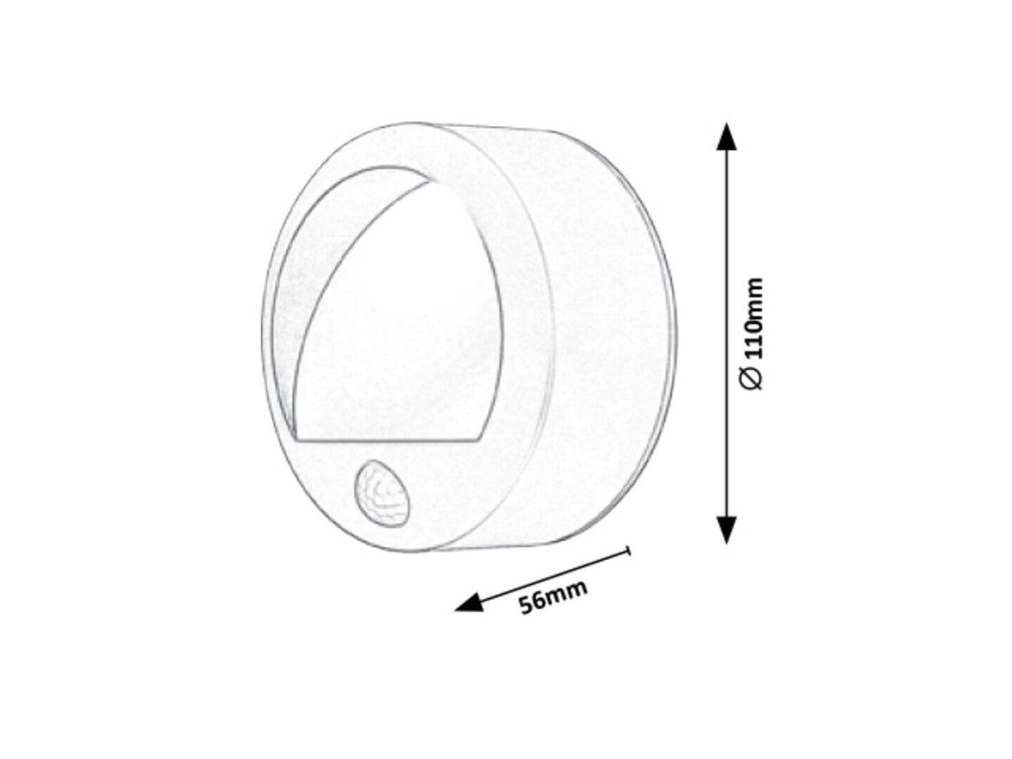 Aplica Amarillo LED 1,5, alb