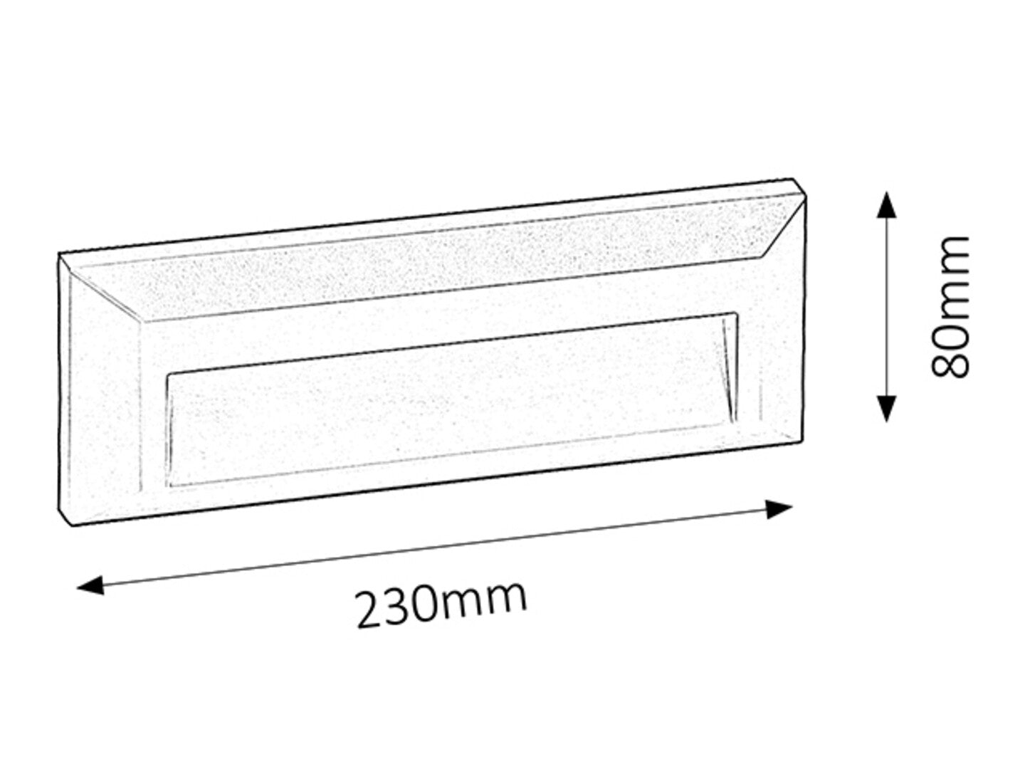 Aplica Pueblo LED 1,6, gri