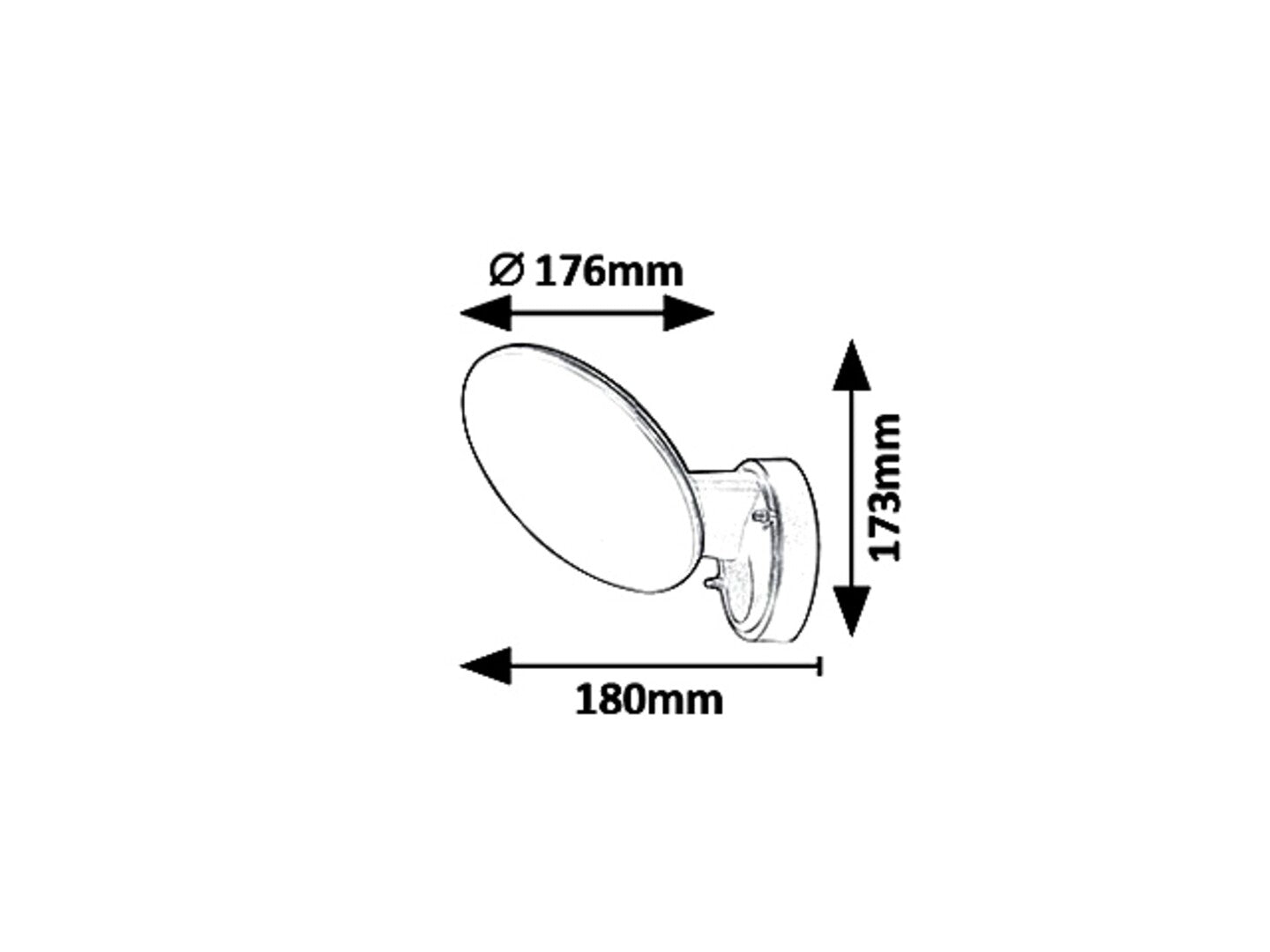 Aplica Varna LED 12, negru