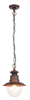 pendul Odessa E27 1x MAX 60, maro antic