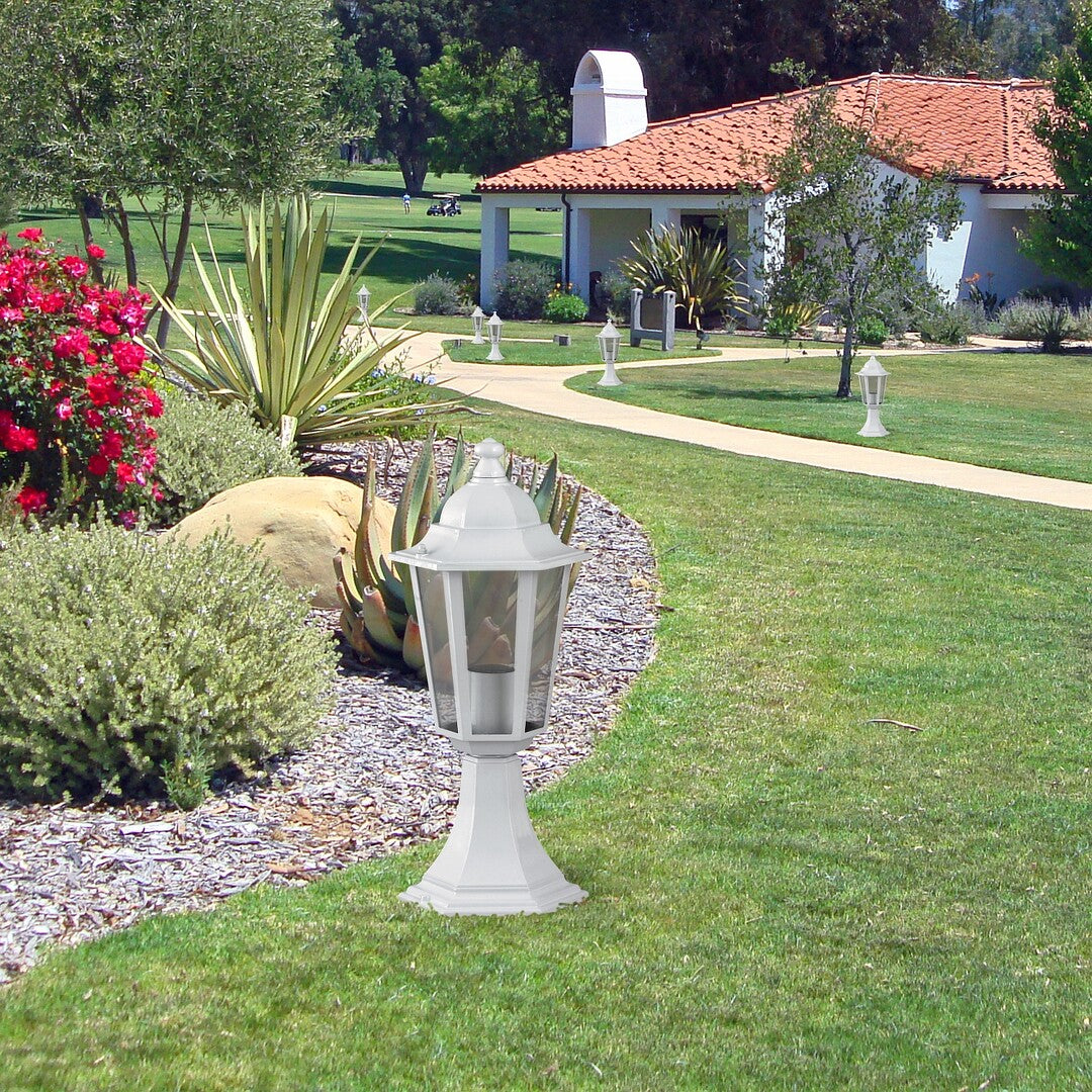 stalp exterior Velence E27 1x MAX 60, alb