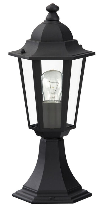 stalp exterior Velence E27 1x MAX 60, negru